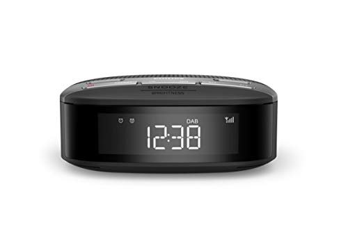 TAR3205/12 Doppelter Alarm, Sleep Timer, Kompaktes Design, UKW Digitalradio, Batteriesicherung Philips Audio Radiowecker UKW Radio 