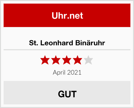 St. Leonhard Binäruhr Test