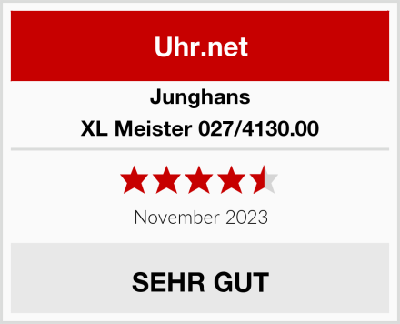Junghans XL Meister 027/4130.00 Test