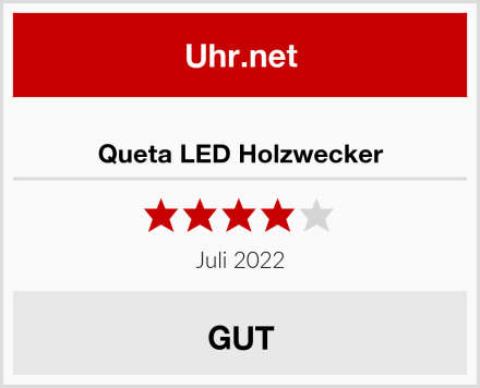  Queta LED Holzwecker Test
