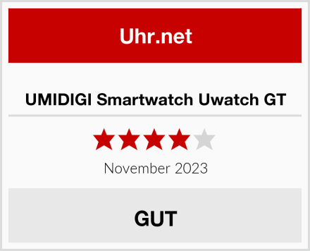  UMIDIGI Smartwatch Uwatch GT Test