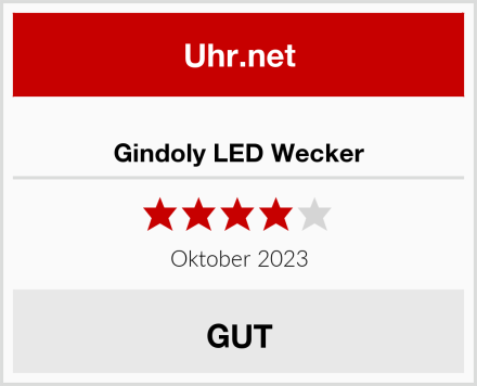  Gindoly LED Wecker Test