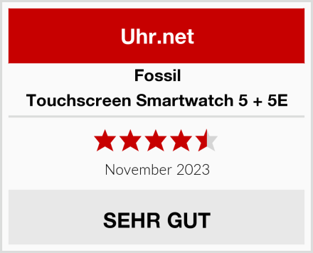 Fossil Touchscreen Smartwatch 5 + 5E Test