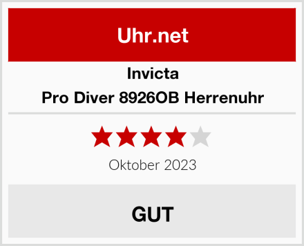 Invicta Pro Diver 8926OB Herrenuhr Test