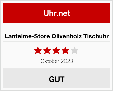  Lantelme-Store Olivenholz Tischuhr Test