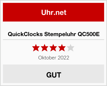  QuickClocks Stempeluhr QC500E Test