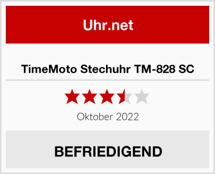  TimeMoto Stechuhr TM-828 SC Test