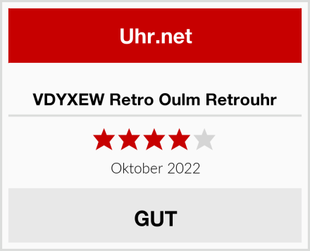  VDYXEW Retro Oulm Retrouhr Test