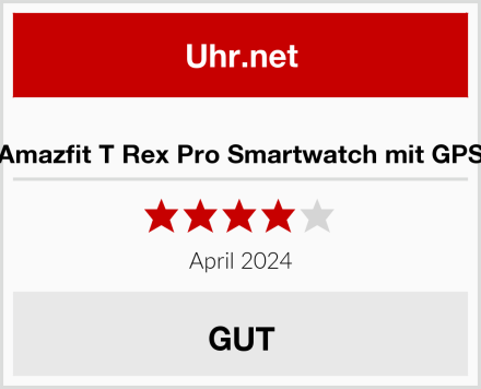  Amazfit T Rex Pro Smartwatch mit GPS Test