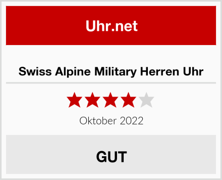 Swiss Alpine Military Herren Uhr Test