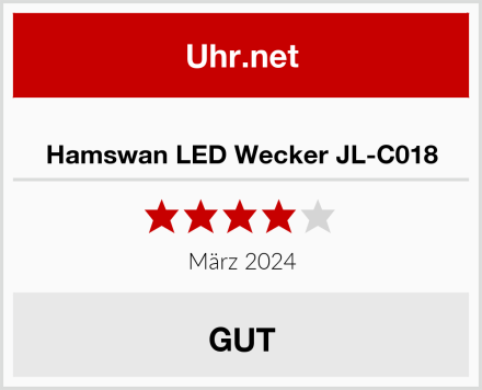  Hamswan LED Wecker JL-C018 Test