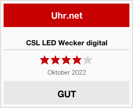  CSL LED Wecker digital Test