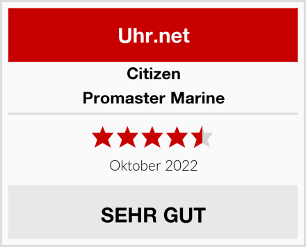 Citizen Promaster Marine Test