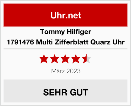 Tommy Hilfiger 1791476 Multi Zifferblatt Quarz Uhr Test