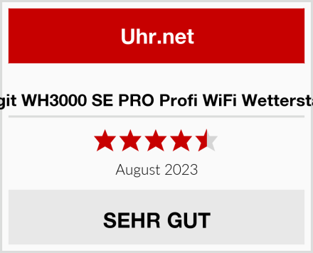  froggit WH3000 SE PRO Profi WiFi Wetterstation Test
