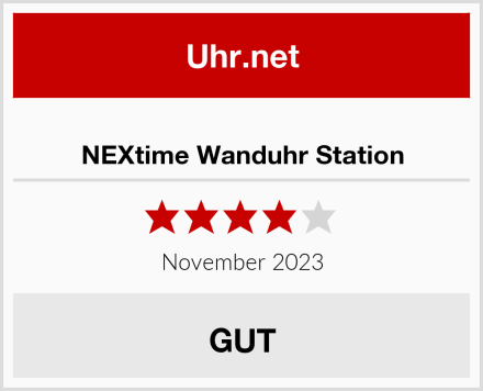  NEXtime Wanduhr Station Test