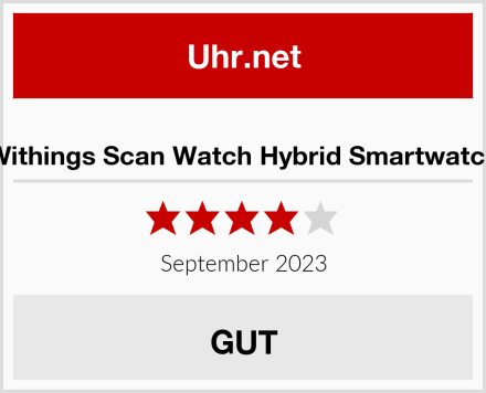  Withings Scan Watch Hybrid Smartwatch Test