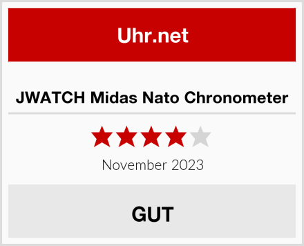  JWATCH Midas Nato Chronometer Test