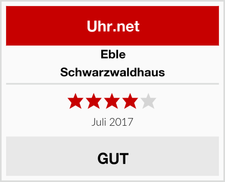Eble Schwarzwaldhaus Test