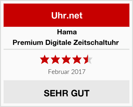 Hama Premium Digitale Zeitschaltuhr  Test