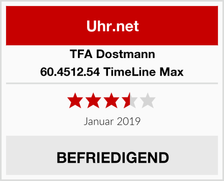 TFA Dostmann 60.4512.54 TimeLine Max Test