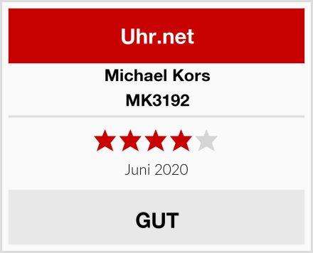 Michael Kors MK3192 Test