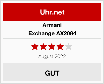 Armani Exchange AX2084 Test