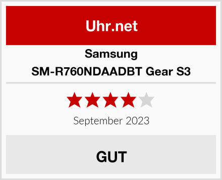Samsung SM-R760NDAADBT Gear S3 Test