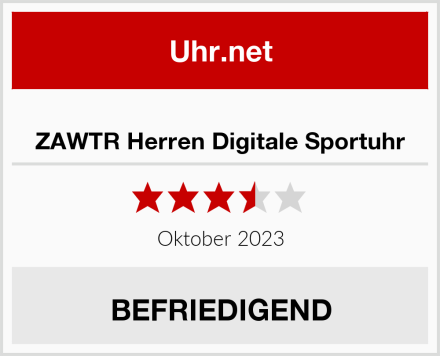  ZAWTR Herren Digitale Sportuhr Test
