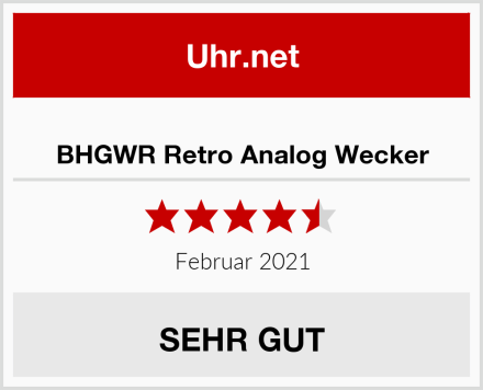  BHGWR Retro Analog Wecker Test