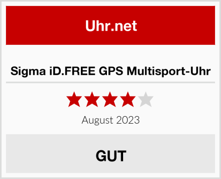  Sigma iD.FREE GPS Multisport-Uhr Test