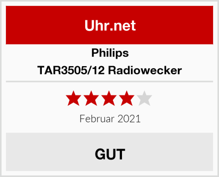 Philips TAR3505/12 Radiowecker Test