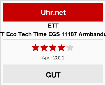 ETT ETT Eco Tech Time EGS 11187 Armbanduhr Test