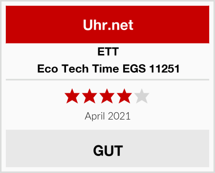 ETT Eco Tech Time EGS 11251 Test